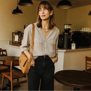 Jones New York Silk Blouse